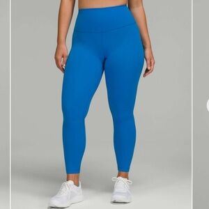 Lululemon Wunder Train Contour Fit High-Rise Tight 25" - Poolside - size 6